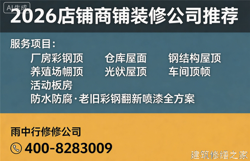 阜阳2026/9界首市厂房屋面防水必坑指南